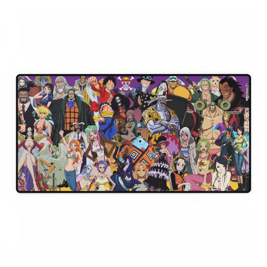 Anime Character Collage Desk Mat — Large Gaming Mousepad