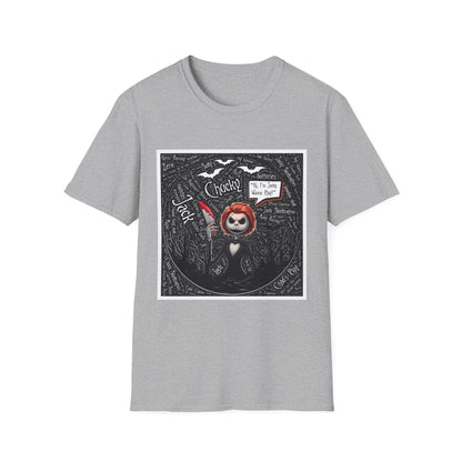Cute Halloween Unisex Softstyle T-Shirt, Halloween Shirt, Funny T-Shirt, Fall Outfit, Pumpkin Shirt, Gift for Halloween Lovers