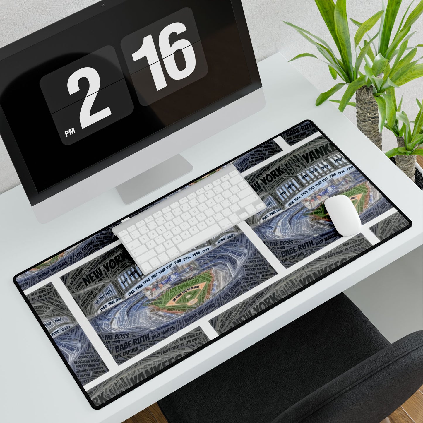 The House That Ruth Built – Stadium Tribute Design - Desk Mat
