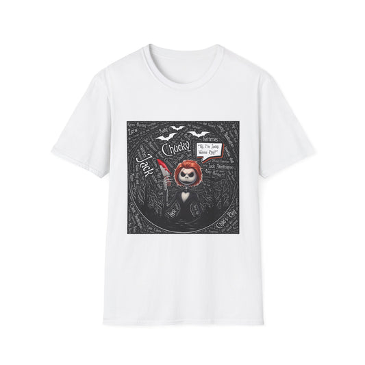 Cute Halloween Unisex Softstyle T-Shirt, Halloween Shirt, Funny T-Shirt, Fall Outfit, Pumpkin Shirt, Gift for Halloween Lovers