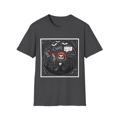 Cute Halloween Unisex Softstyle T-Shirt, Halloween Shirt, Funny T-Shirt, Fall Outfit, Pumpkin Shirt, Gift for Halloween Lovers