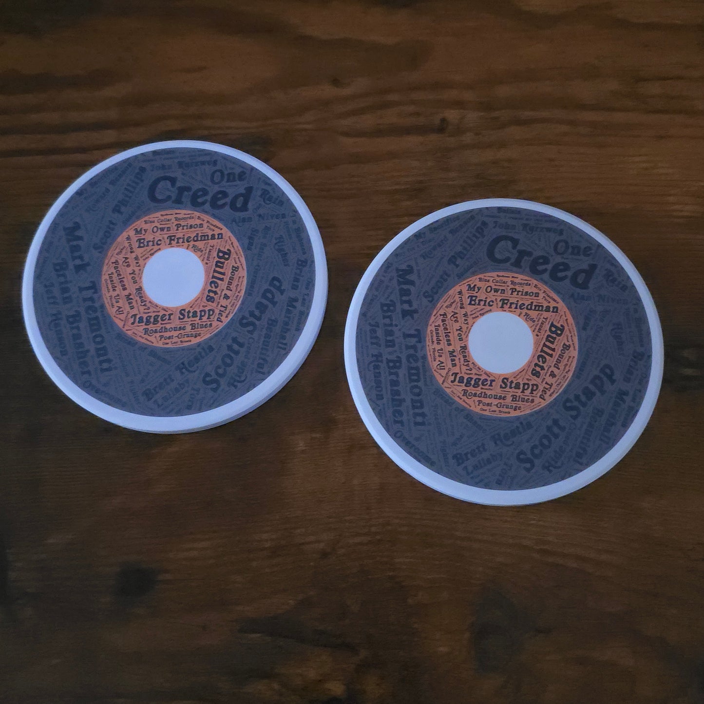 Ceramic Album Coasters