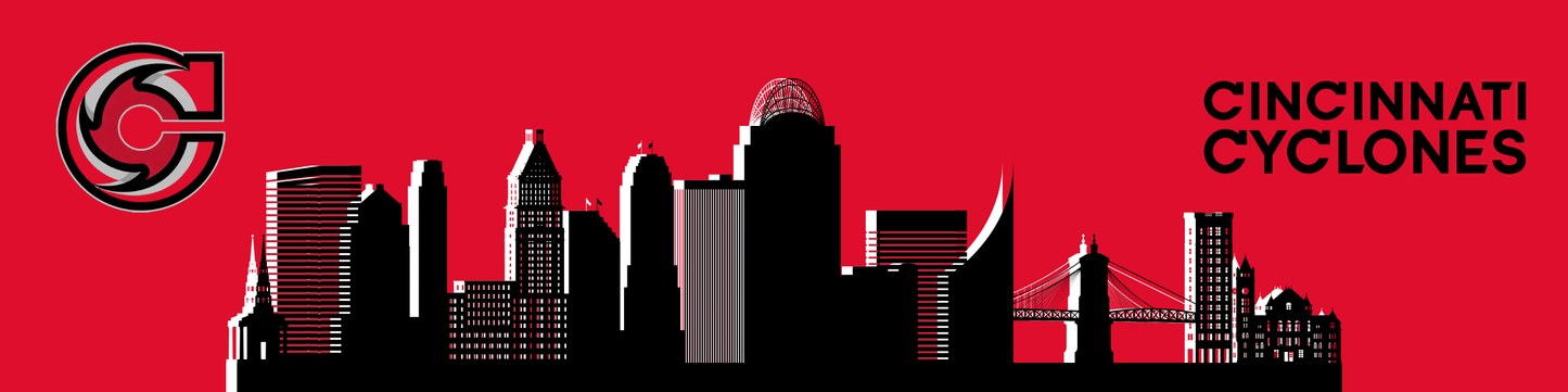Cincinnati Sports Skyline Ceramic Wall Tiles