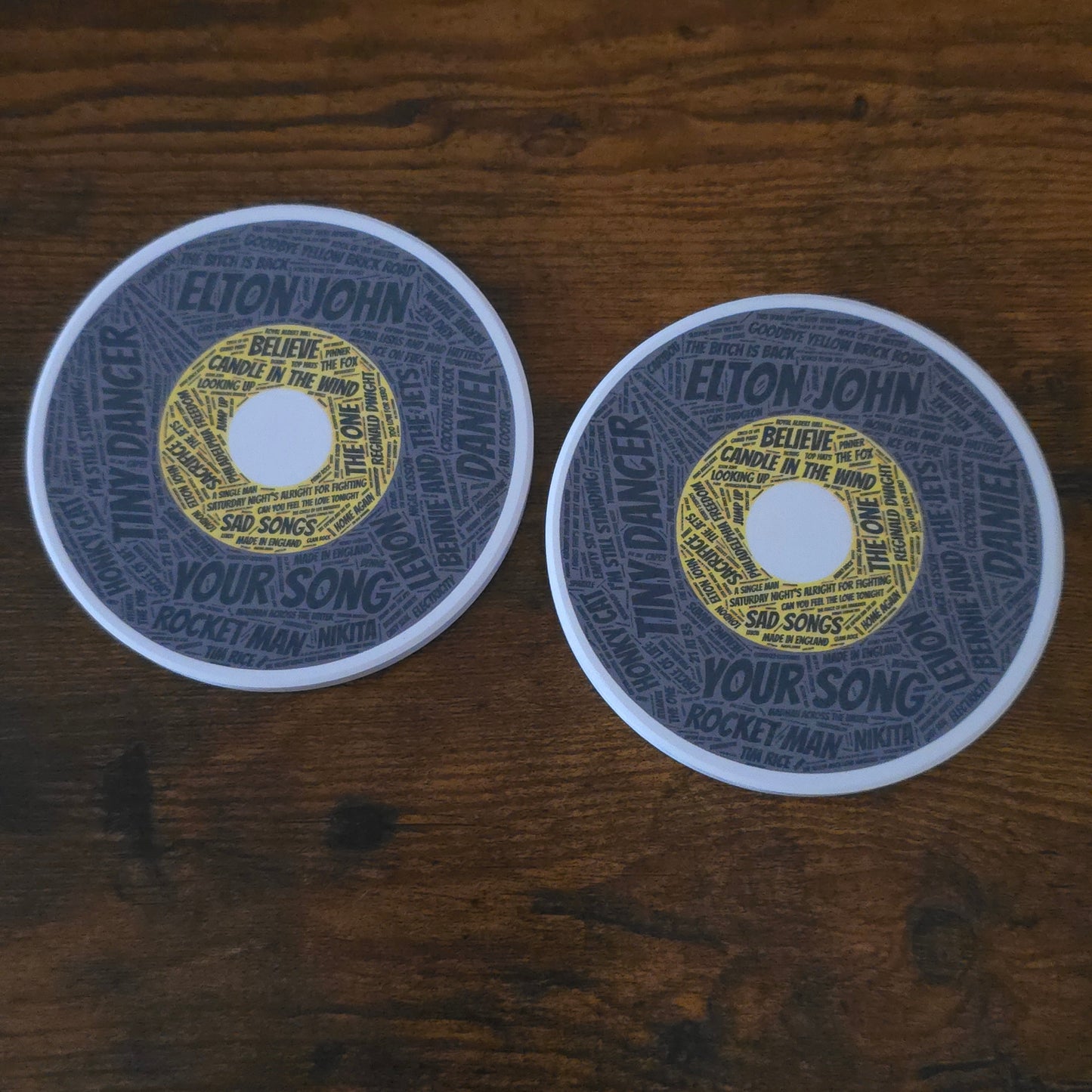 Ceramic Album Coasters