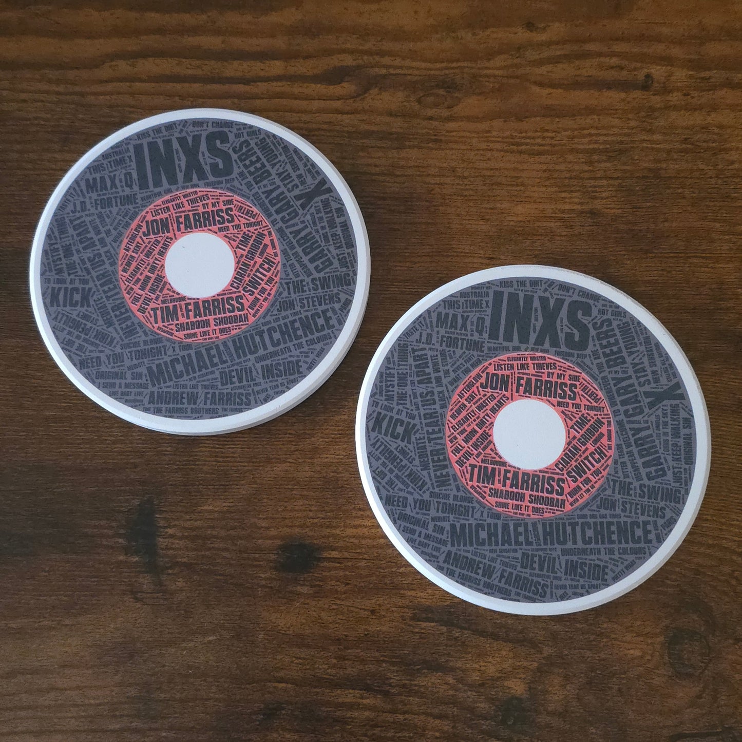 Ceramic Album Coasters