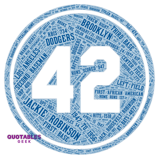 Jackie Robinson #42 - The Icon Collection