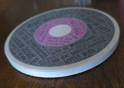 Ceramic Album Coasters