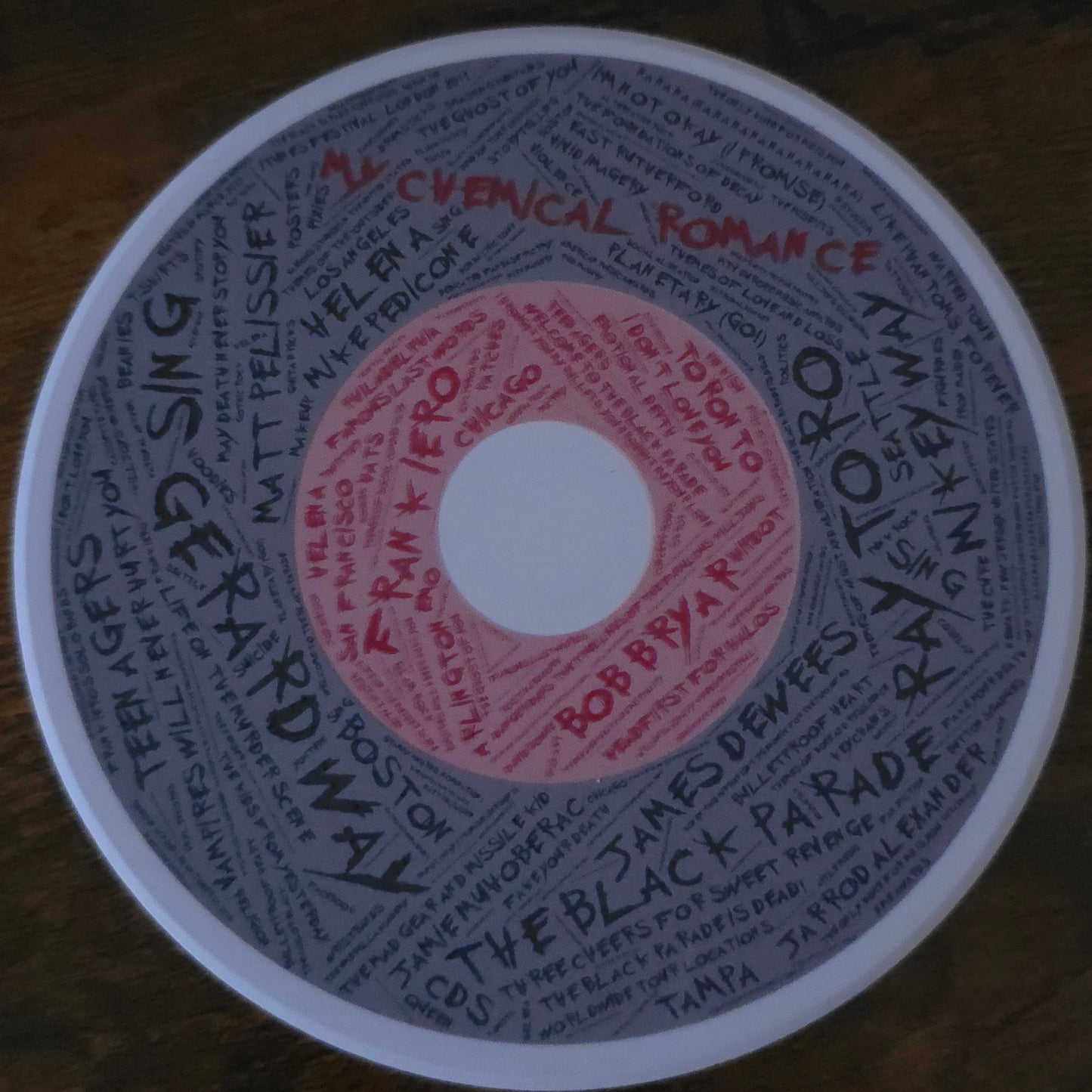 Ceramic Album Coasters