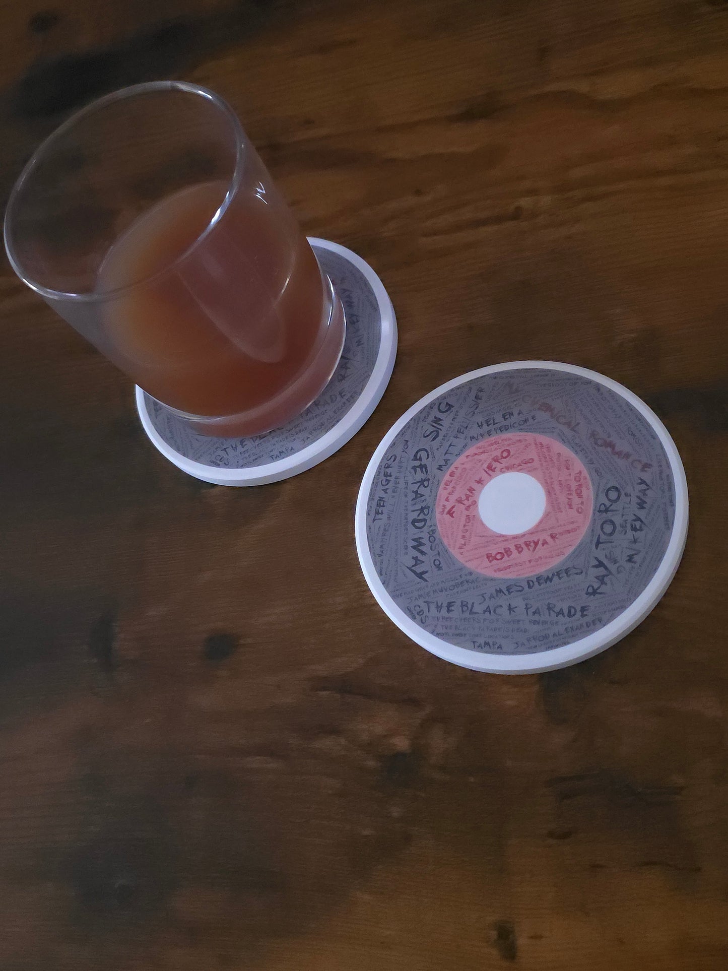 Ceramic Album Coasters