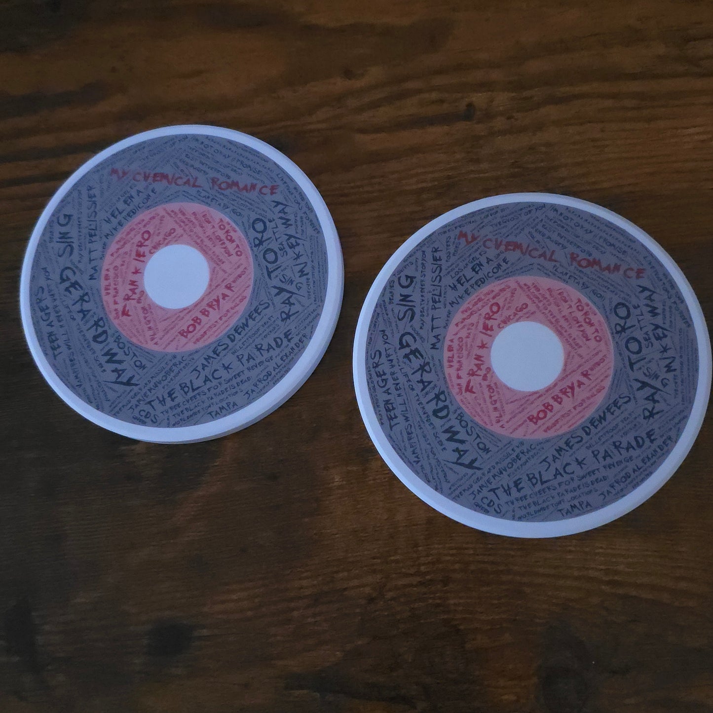 Ceramic Album Coasters