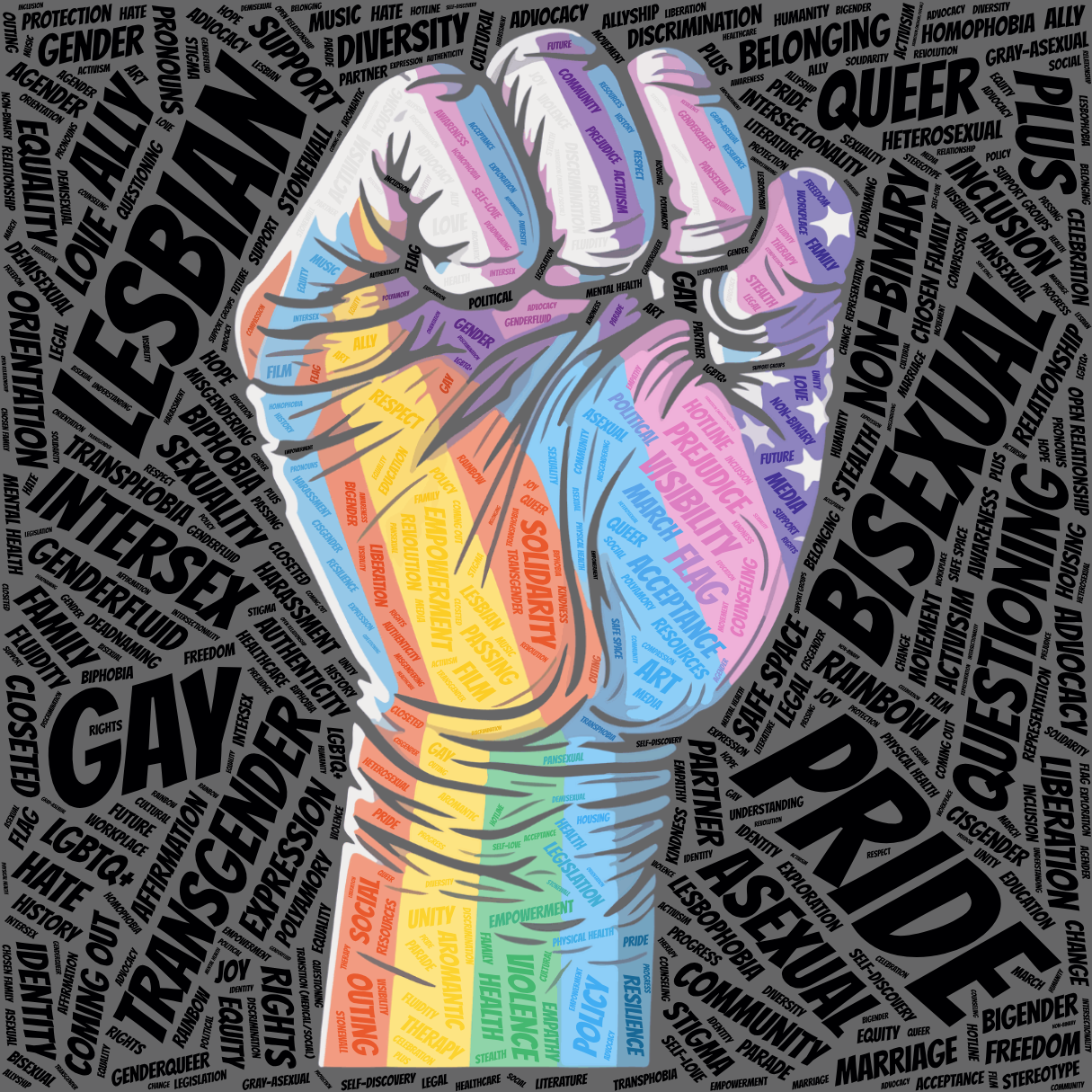 LGBTQ+ Ceramic Coasters