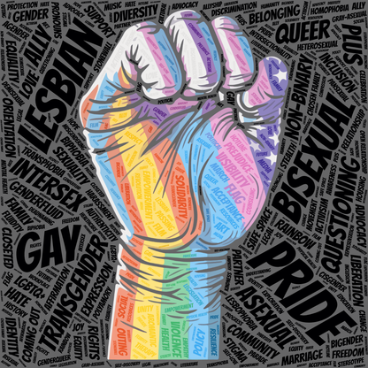 LGBTQ+ Ceramic Coasters