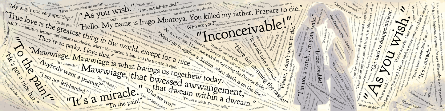 The Princess Bride Ceramic Wall Tile