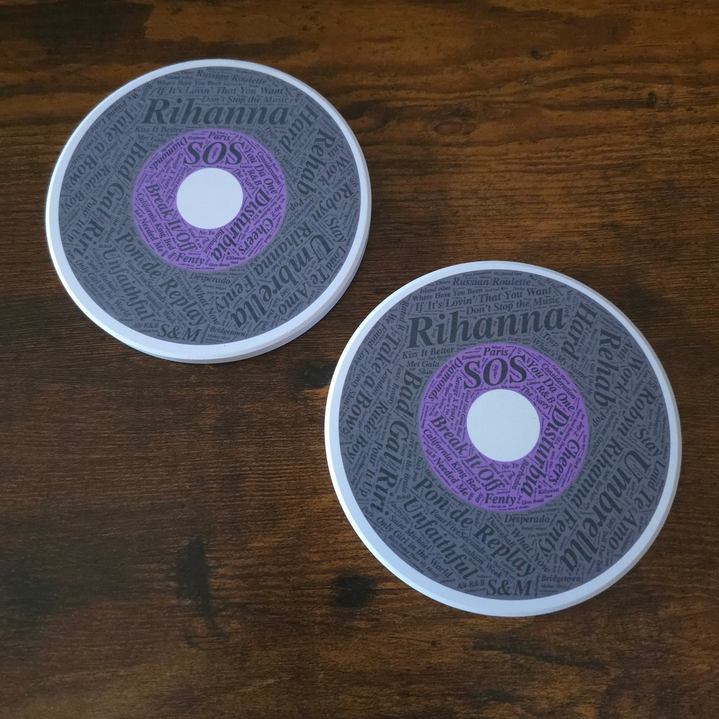 Ceramic Album Coasters