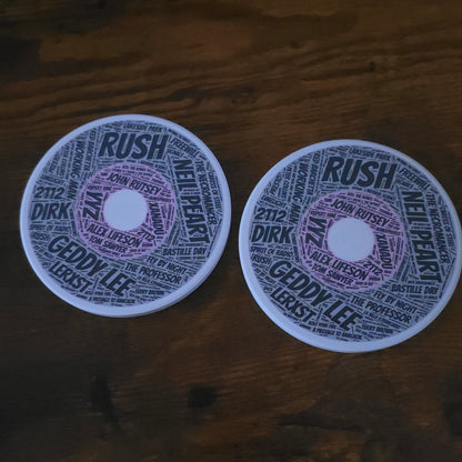 Ceramic Album Coasters
