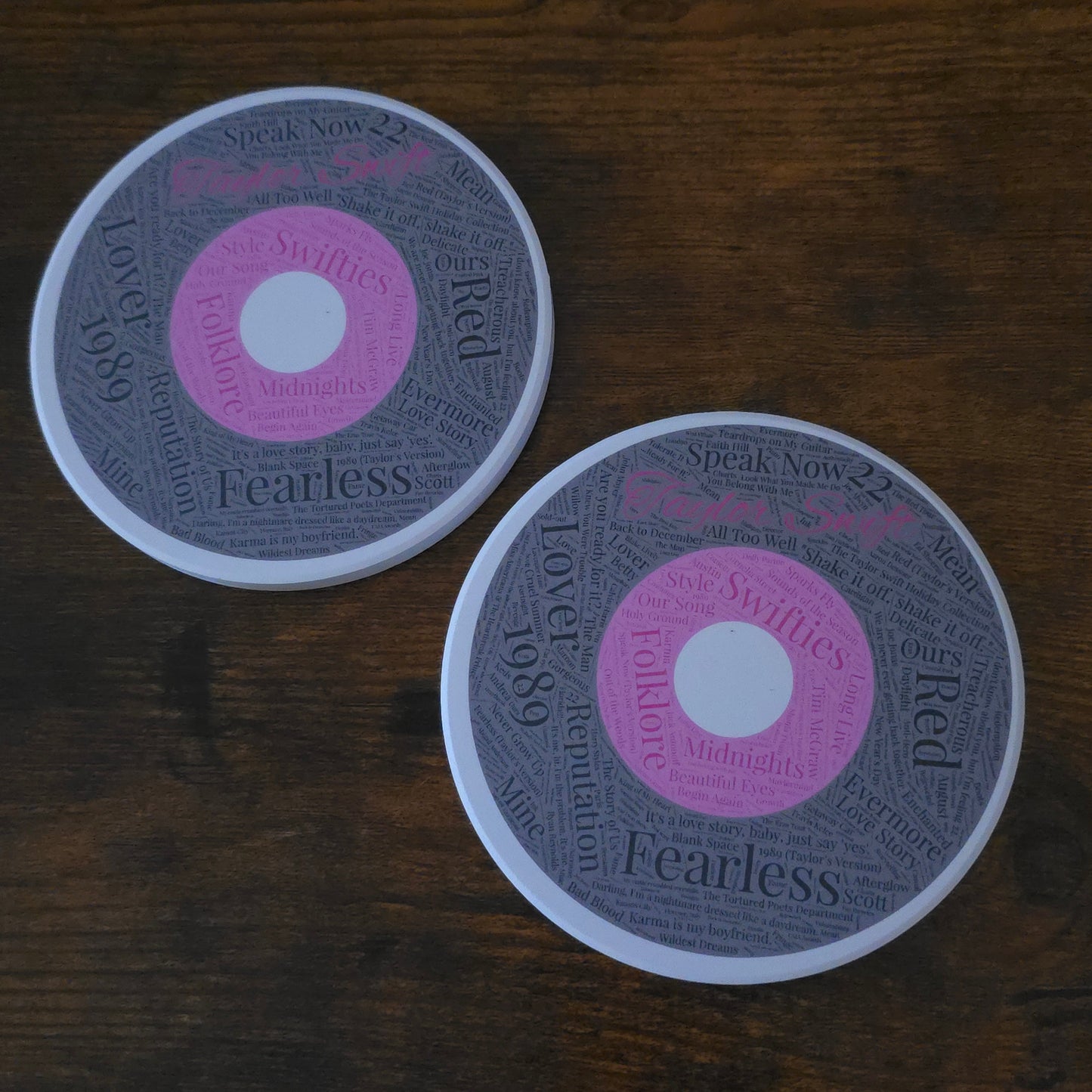 Ceramic Album Coasters