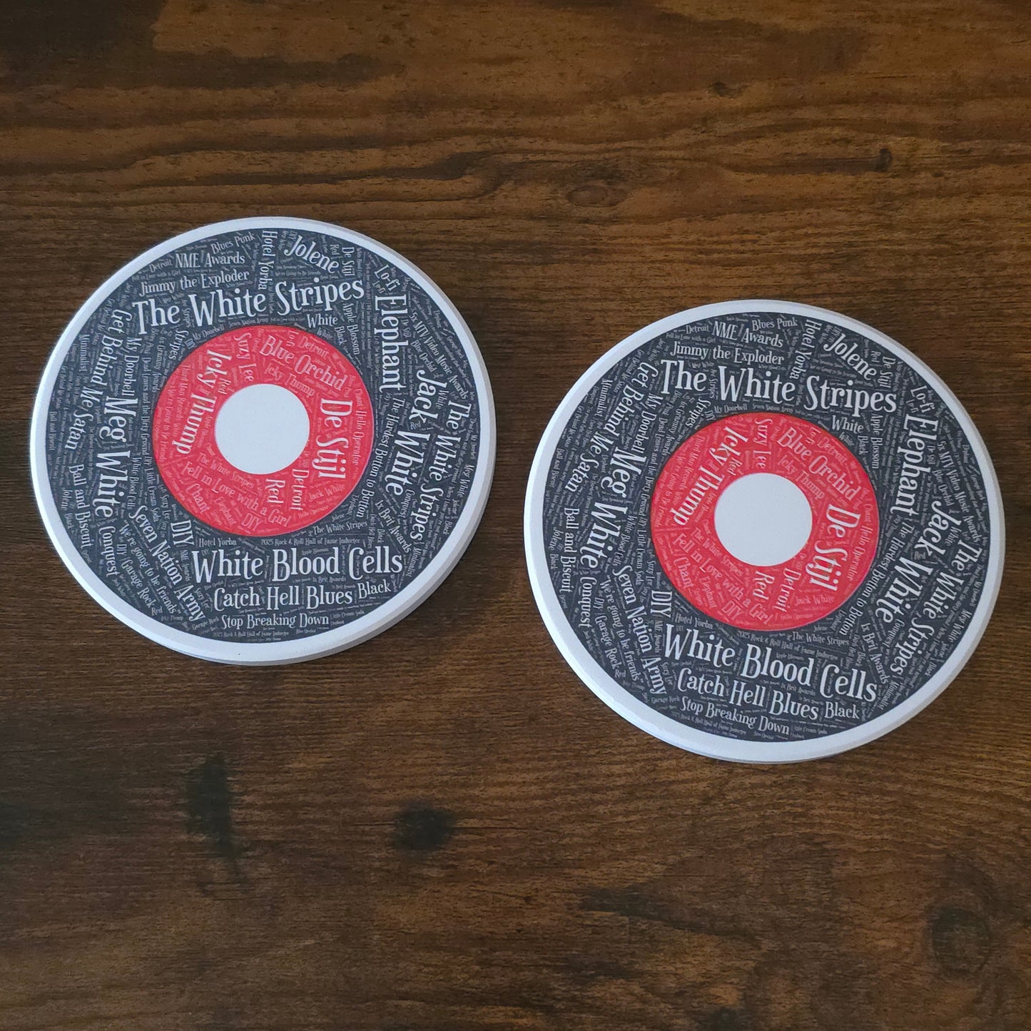 Ceramic Album Coasters