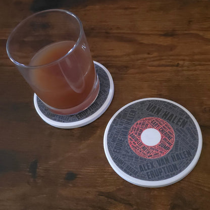 Ceramic Album Coasters