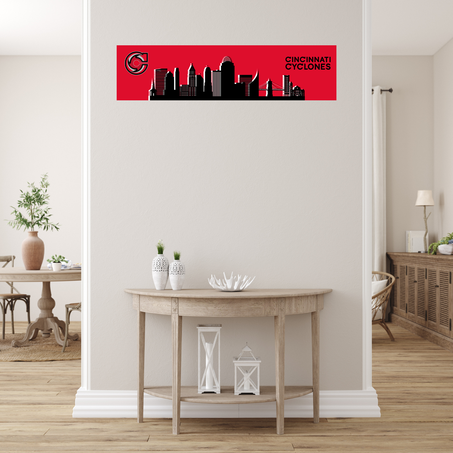 Cincinnati Sports Skyline Ceramic Wall Tiles