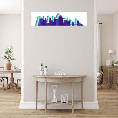 Cincinnati LGBTQ+ Skyline Ceramic Wall Tiles