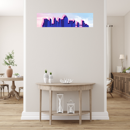 Cincinnati LGBTQ+ Skyline Ceramic Wall Tiles