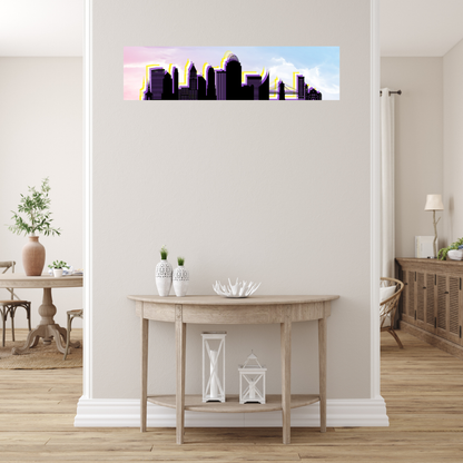 Cincinnati LGBTQ+ Skyline Ceramic Wall Tiles