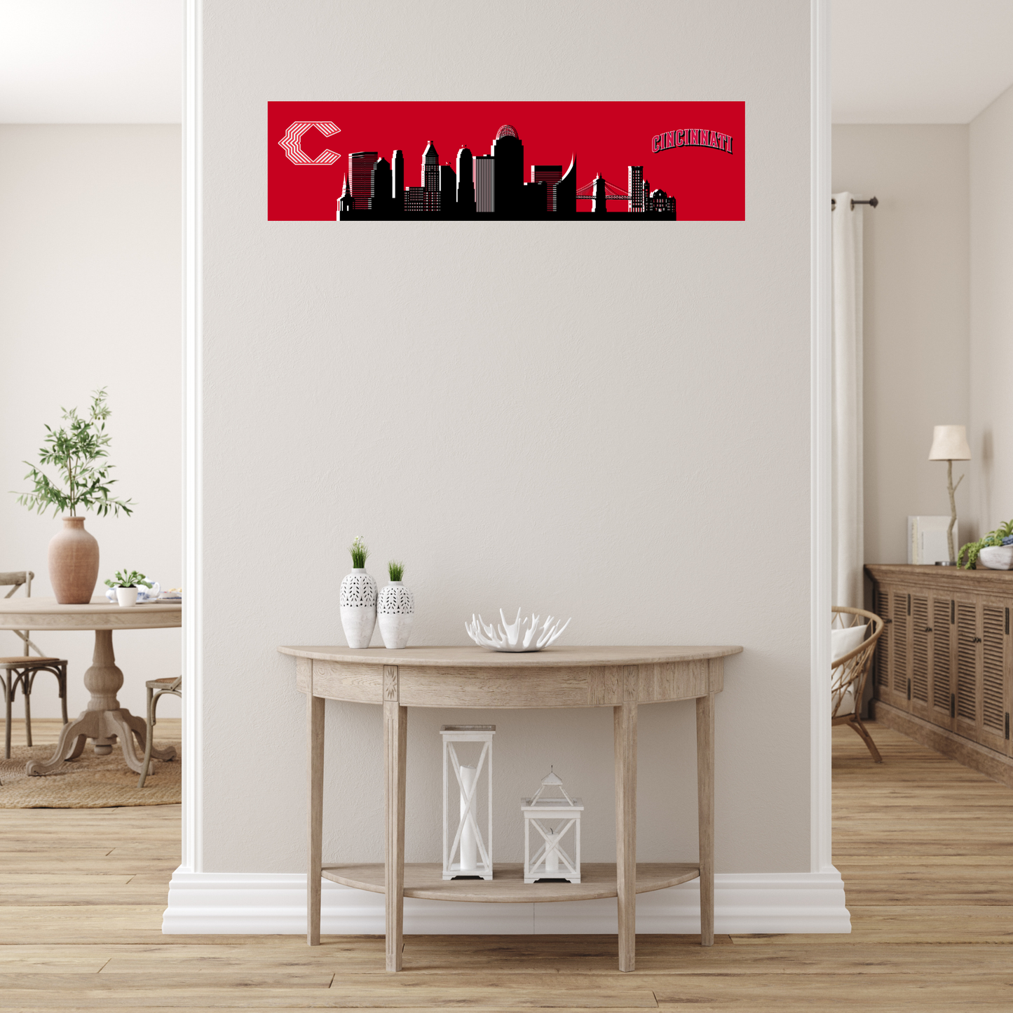 Cincinnati Sports Skyline Ceramic Wall Tiles