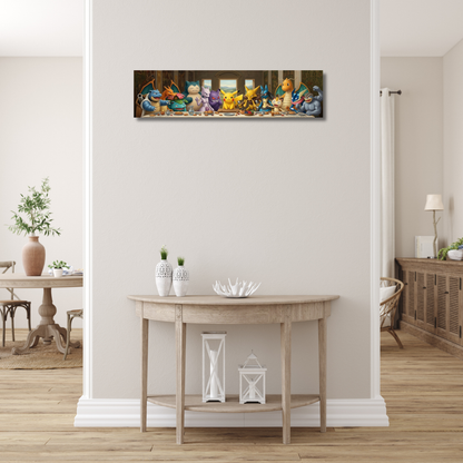 Pokémon Last Supper Ceramic Wall Tile - 24"x6"