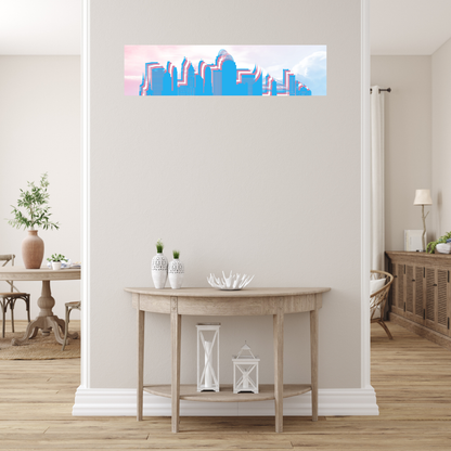 Cincinnati LGBTQ+ Skyline Ceramic Wall Tiles